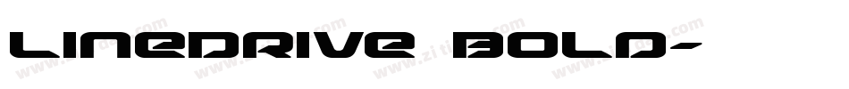 LineDrive Bold字体转换